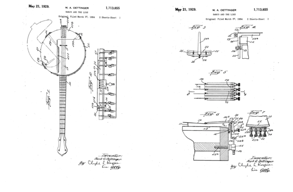 Diagrams from the original Oettinger US Patent application