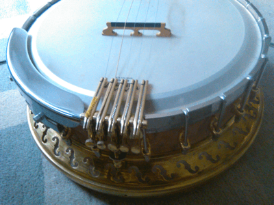 Herbert Bambl 5 string Oettinger on Arch Top Banjo