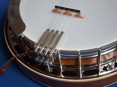 4 string nickel silver Oettinger on Čapek banjo.